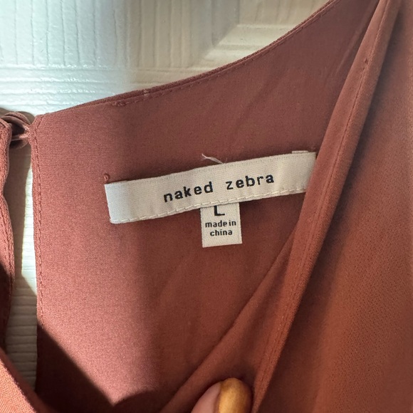 Naked Zebra Women’s Brown Palazzo Jumper Size L - Picture 6 of 13